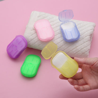 PACK OF 4 BOXES TRAVEL PAPER SOAP
