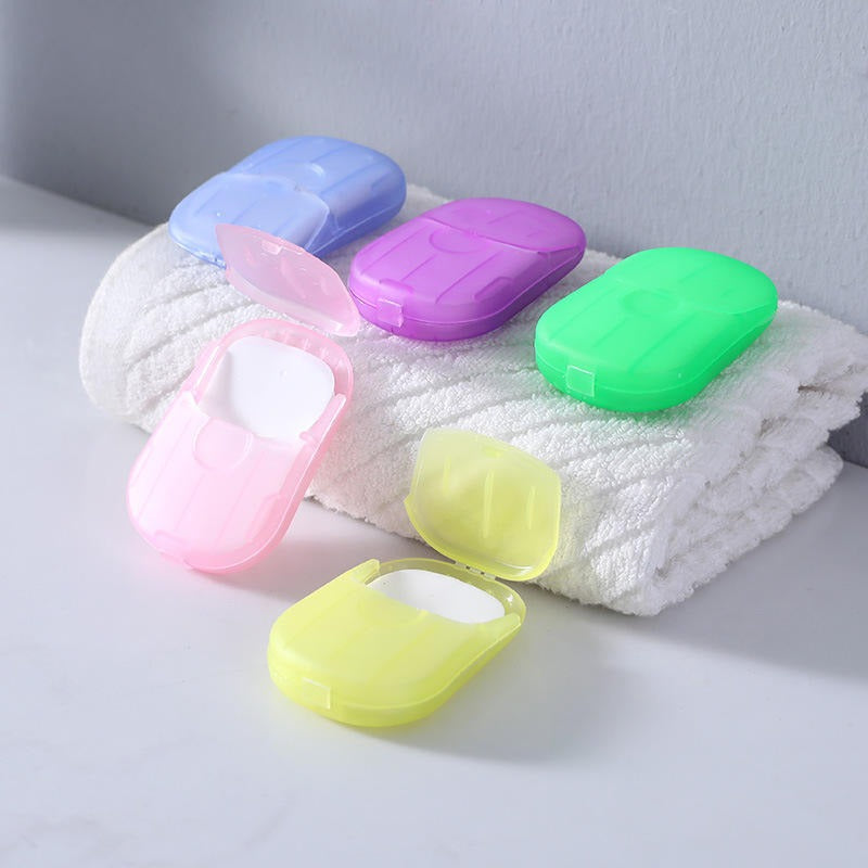 PACK OF 4 BOXES TRAVEL PAPER SOAP