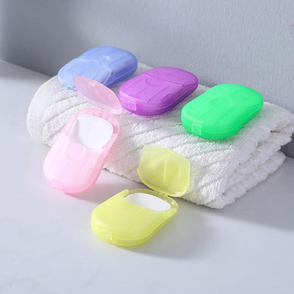 PACK OF 4 BOXES TRAVEL PAPER SOAP