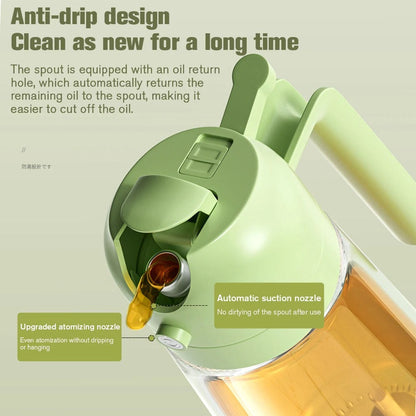 2 in 1 Oil Sprayer and Dispenser Bottle