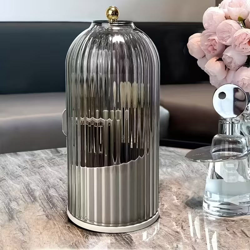 Luxury Rotating Makeup Brush Holder