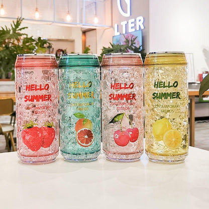 Outdoor Water Bottle - Can-Shaped with Leak-Proof Lid & BPA-Free