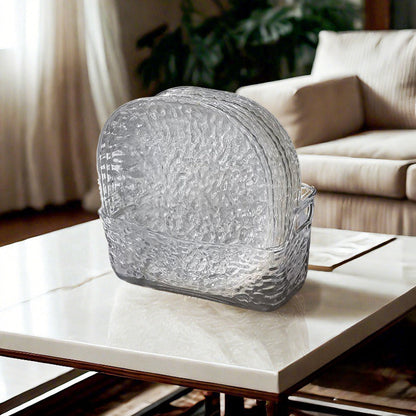 Luxury Crystal Plate Set with Storage Box – 8 Pcs
