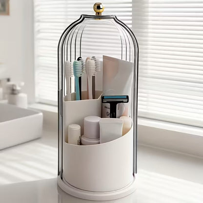 Luxury Rotating Makeup Brush Holder