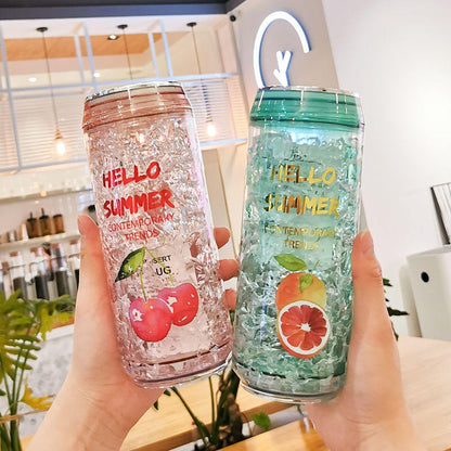 Outdoor Water Bottle - Can-Shaped with Leak-Proof Lid & BPA-Free