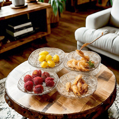 Luxury Crystal Plate Set with Storage Box – 8 Pcs
