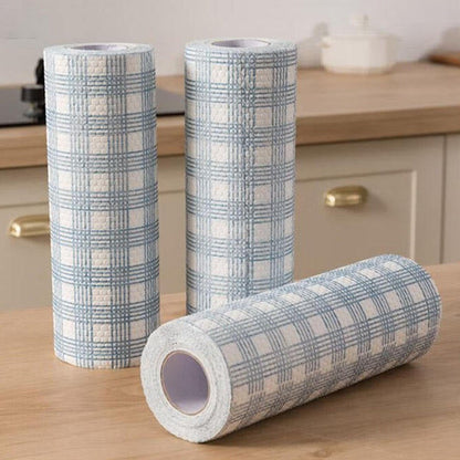 New 40PCS Microfiber Kitchen Cleaning Cloths Roll 30x30cm