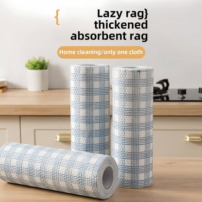 New 40PCS Microfiber Kitchen Cleaning Cloths Roll 30x30cm