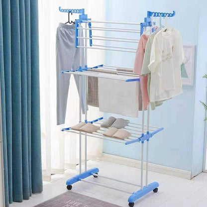 4-Tier Floor Standing Cloth Drying Rack (Premium Quality)