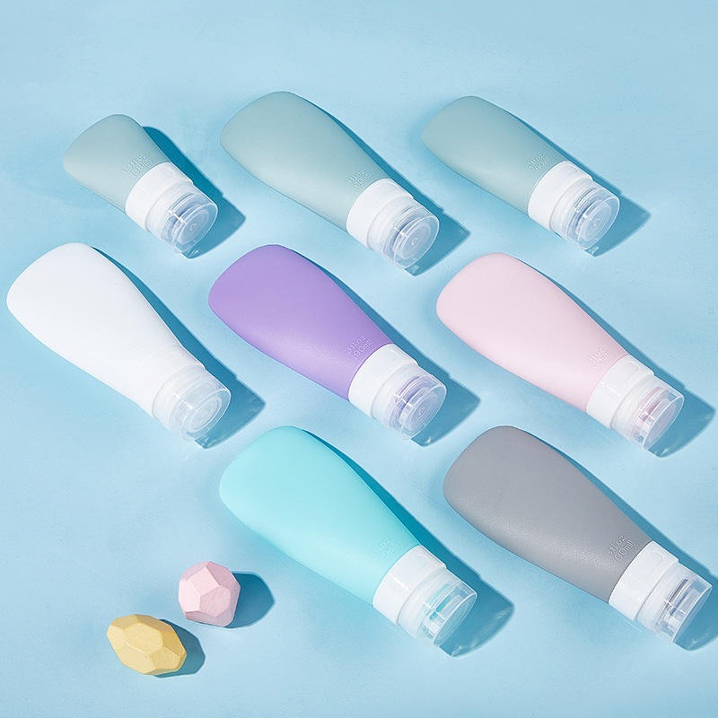 3pc Set Travel Silicone Bottle For Toiletries