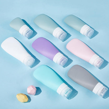 3pc Set Travel Silicone Bottle For Toiletries