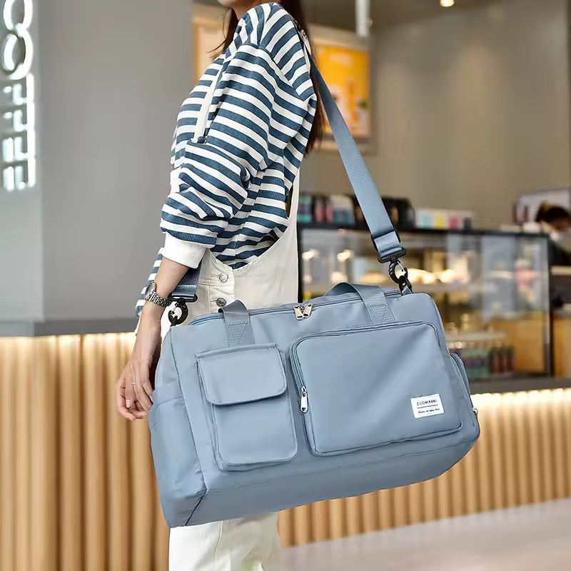 Large Capacity Waterproof Fitness And Travel luggage Handbag