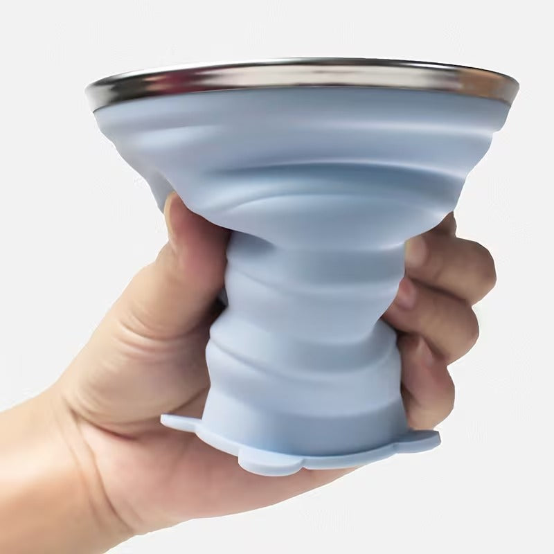 Portable Silicon Folding Glass