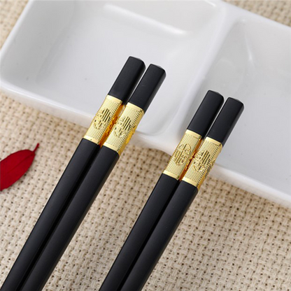 27Cm Alloy Chopsticks Non Slip Hot Pot Chopstick(5pairs)
