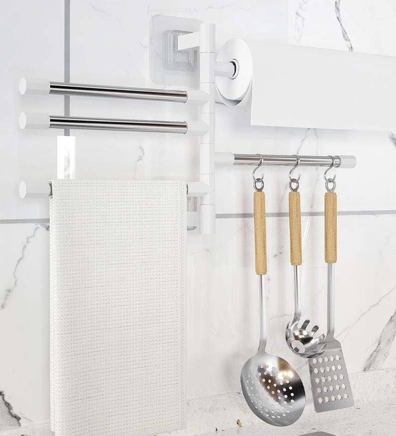 Bathroom Rotation Towel Storage Rack