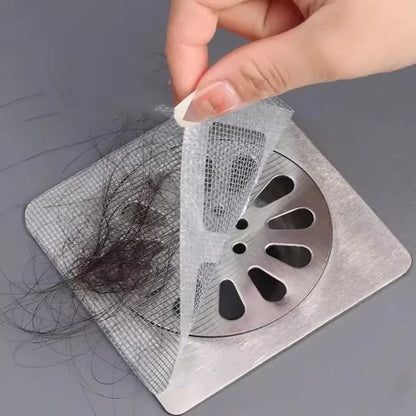 Pack of 10 Self Adhesive Mesh Drain Cover