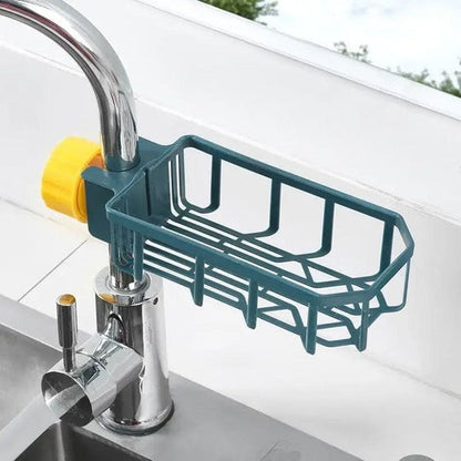Faucet Shelf Basket, Adjustable Kitchen Sink Drain Rack