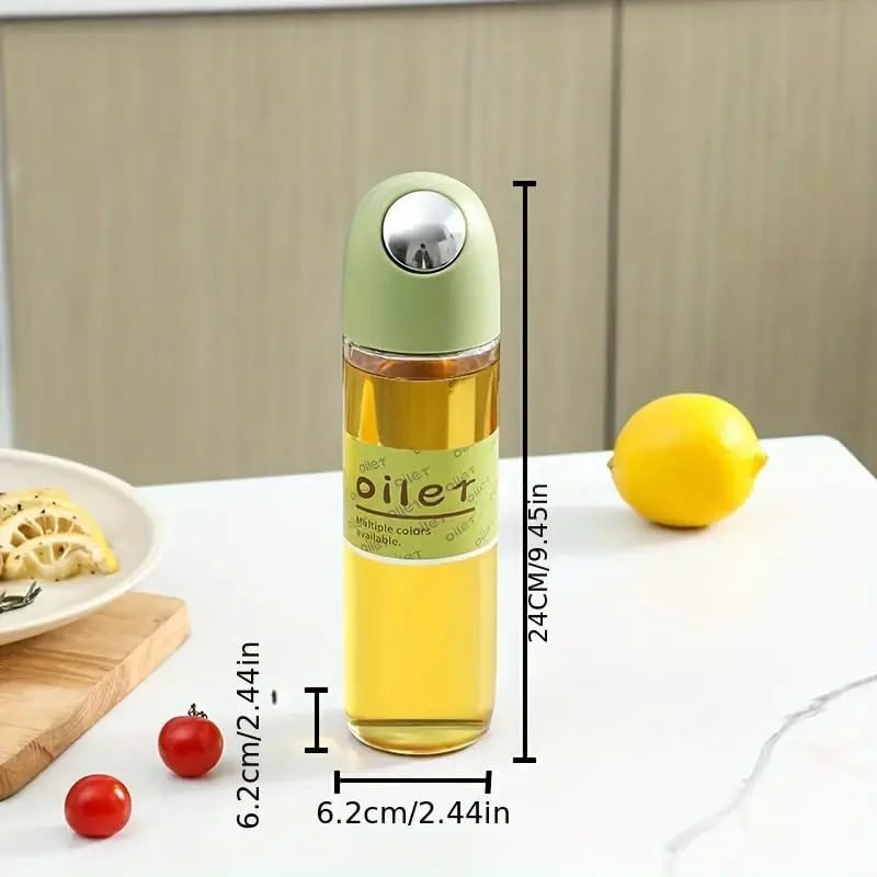 Modern Glass Oil & Vinegar Bottle with Auto Spout