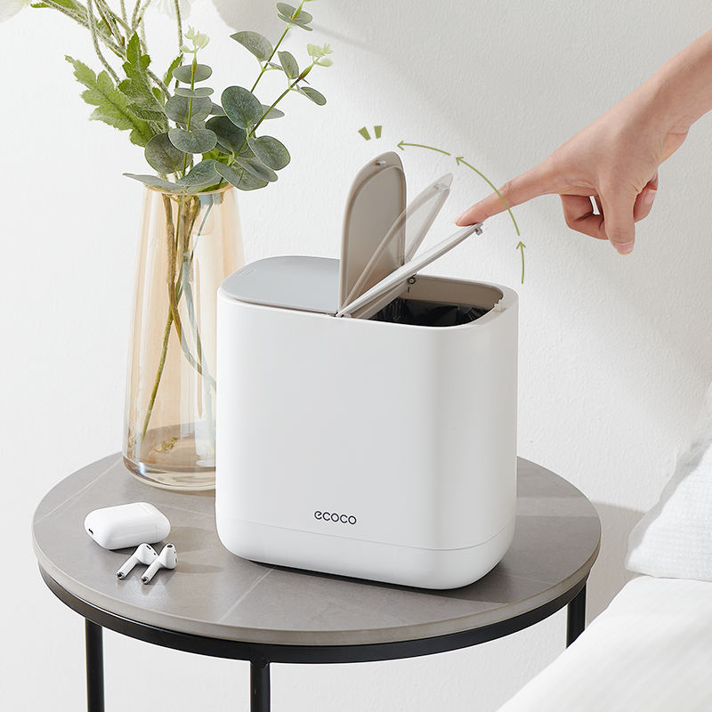 ECOCO 2-IN-1 TISSUE BOX & TRASH CAN