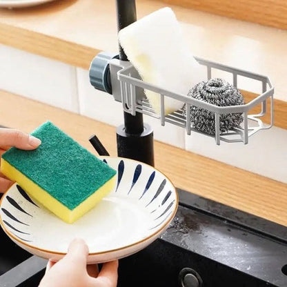 Faucet Shelf Basket, Adjustable Kitchen Sink Drain Rack