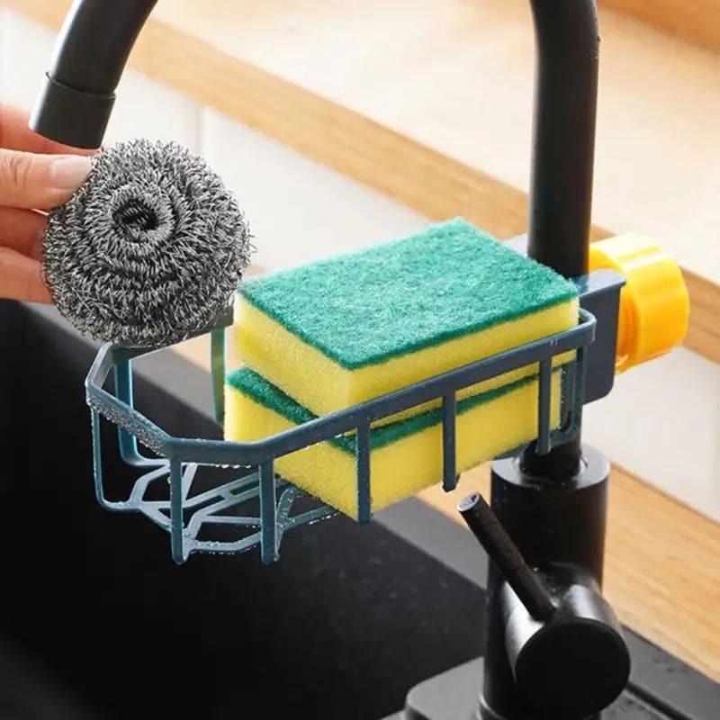 Faucet Shelf Basket, Adjustable Kitchen Sink Drain Rack