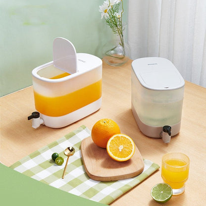 ECOCO LARGE CAPACITY FRIDGE WATER JUG – FAUCET DISPENSER FOR JUICE TEA & COLD DRINKS 4L