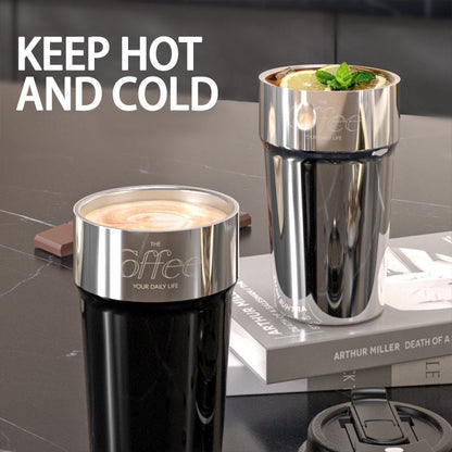 Insulated Coffee Mug, Stainless Steel Coffee Tumbler Cup