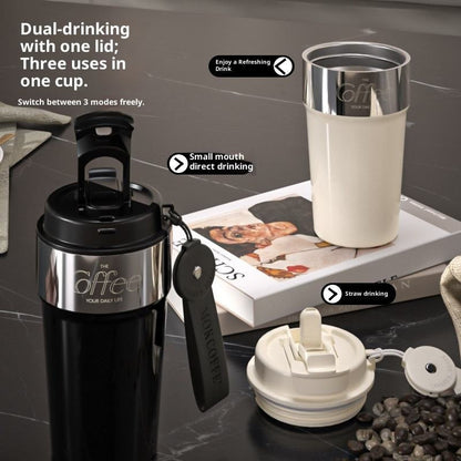 Insulated Coffee Mug, Stainless Steel Coffee Tumbler Cup