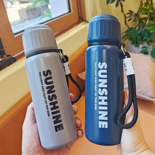 STAINLESS STEEL VACUUM SUNSHINE BOTTLE 550ML