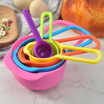 6 Pieces Measuring Spoons Cups With Scale