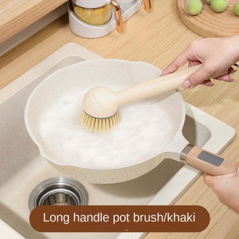 Rotatable Dish Washing Brush Long Handle