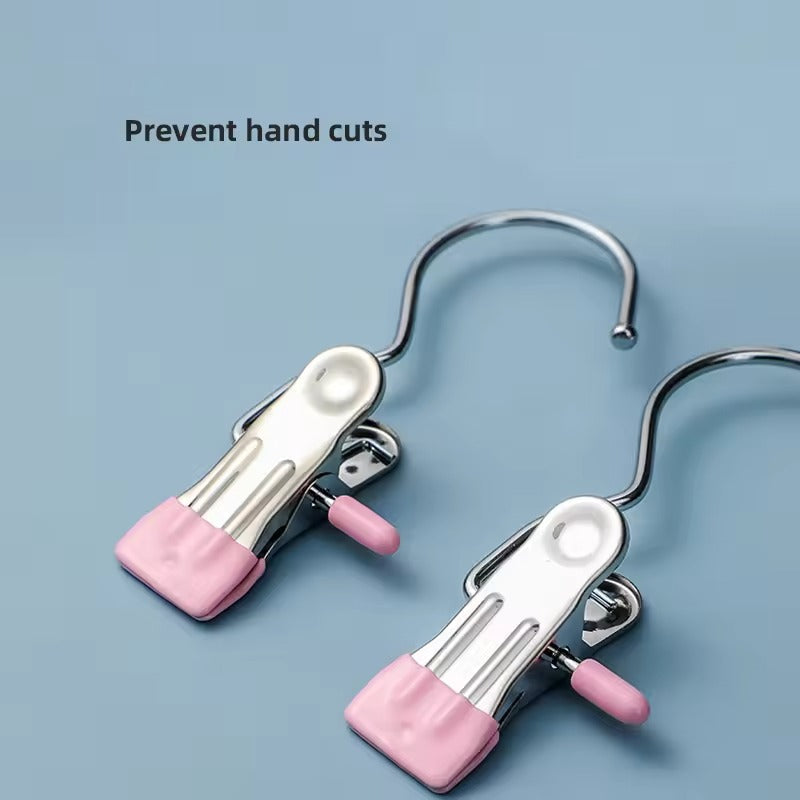 Set Of 2 Stainless Steel Cloth Clip
