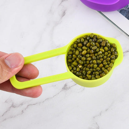 6 Pieces Measuring Spoons Cups With Scale