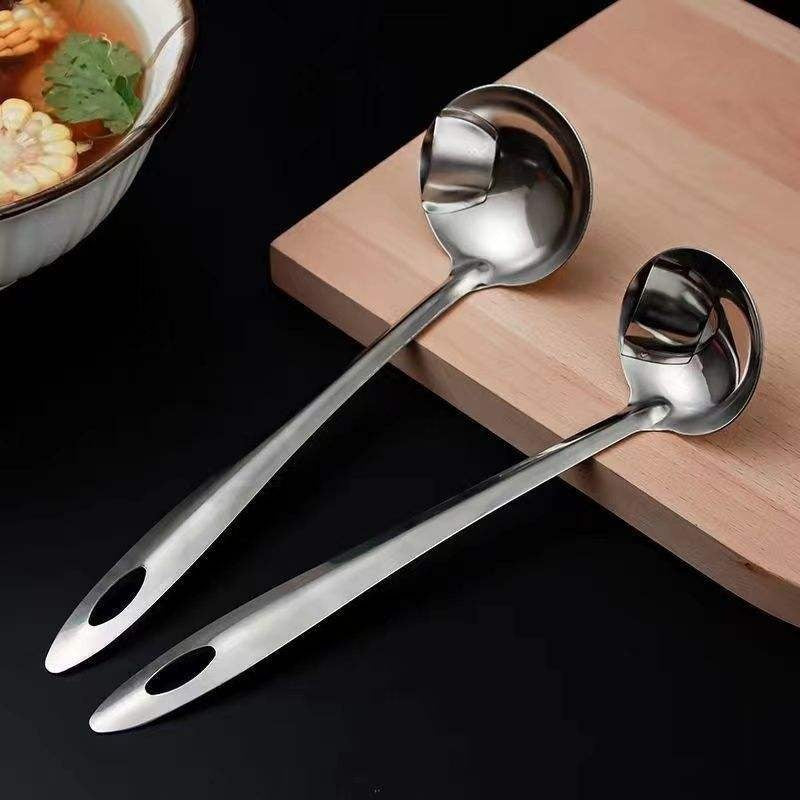 Oil Separator Spoon, Stainless Steel Filter Oil Ladle