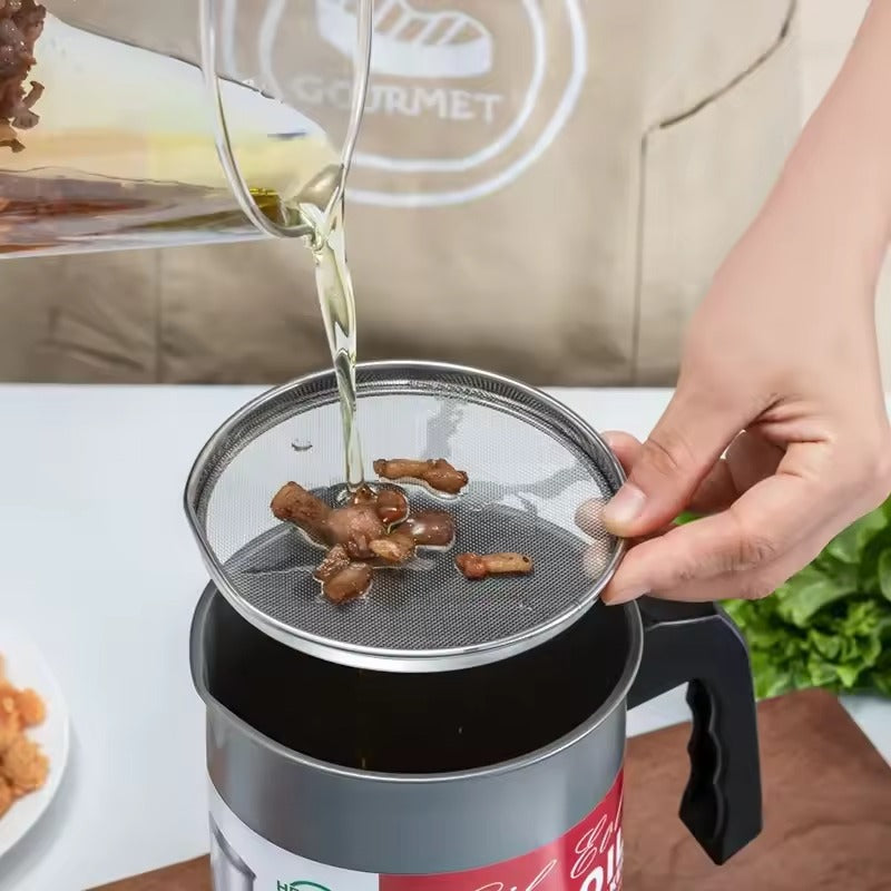 Stainless Steel oil Filter Pot