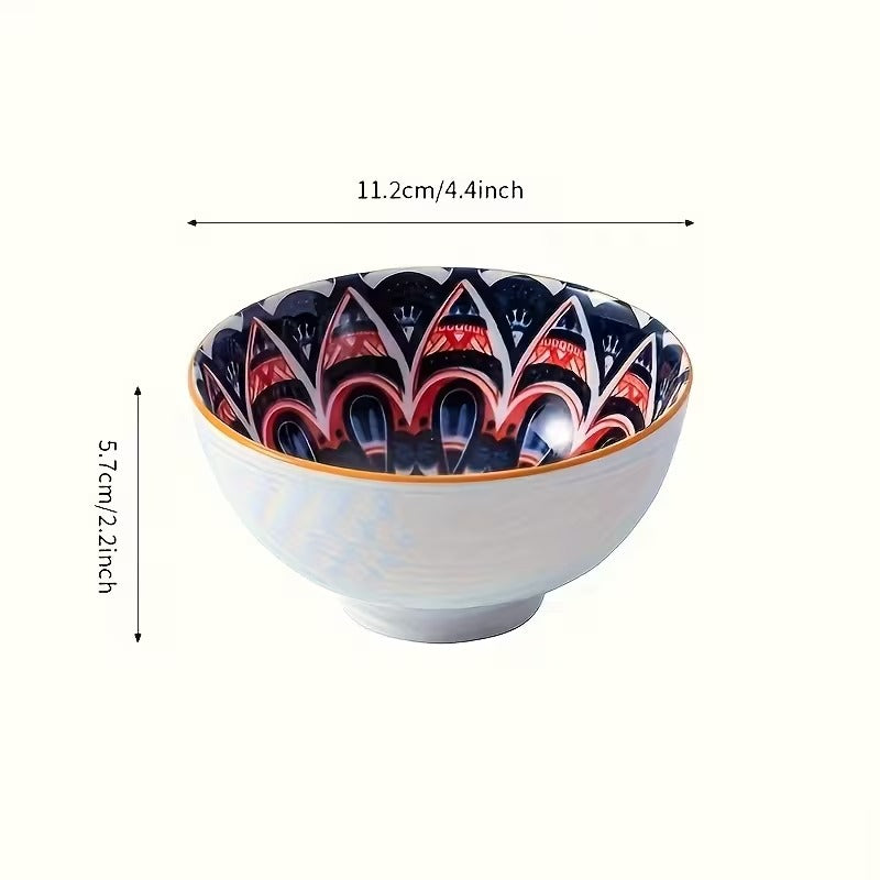 BOHEMIAN PORCELINE BOWL SET - 6 PIECES BOWL SET