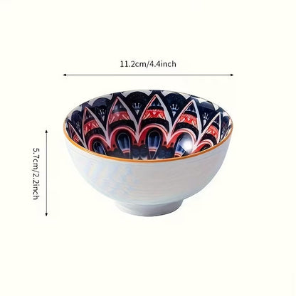 BOHEMIAN PORCELINE BOWL SET - 6 PIECES BOWL SET