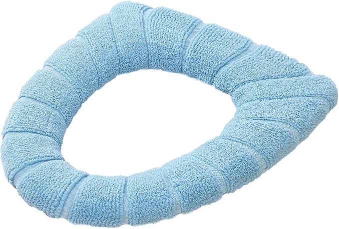 Plush Universal Toilet Seat Cover – Soft, Washable, Stretchable Cushion (Multiple Colors)