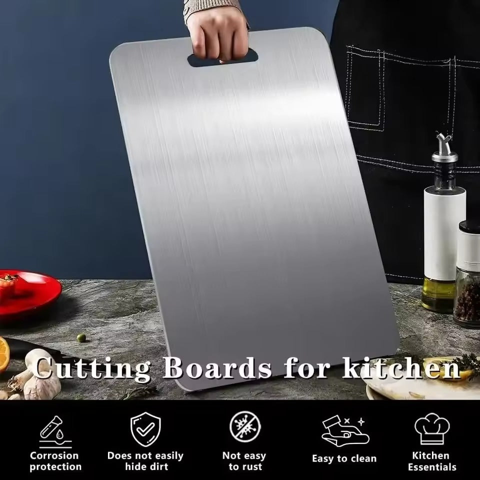 TITANWARE TITANIUM CUTTING BOARD | PREMIUM KITCHEN BOARD FOR MEAT & VEGGIES