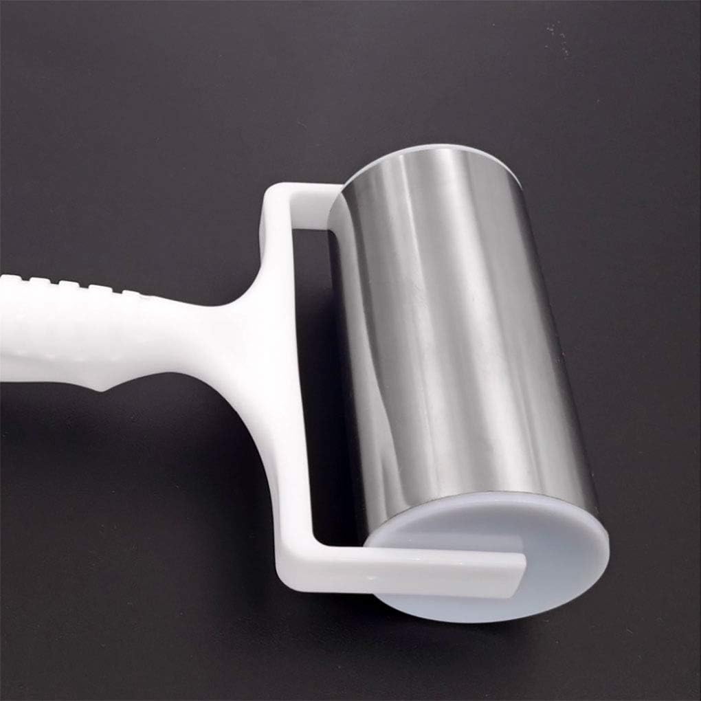 Stainless Steel Rolling Pin with Plastic Handle