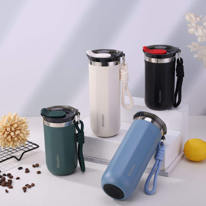 550ML Stainless Steel Insulated Cup with Lid Portable Coffee Cups