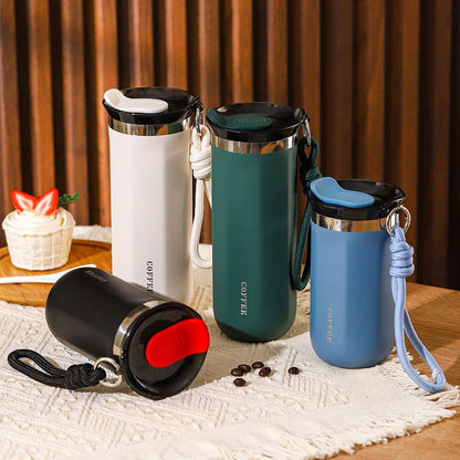 550ML Stainless Steel Insulated Cup with Lid Portable Coffee Cups