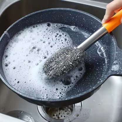 Steel Wire Long Handle Cleaning Brush