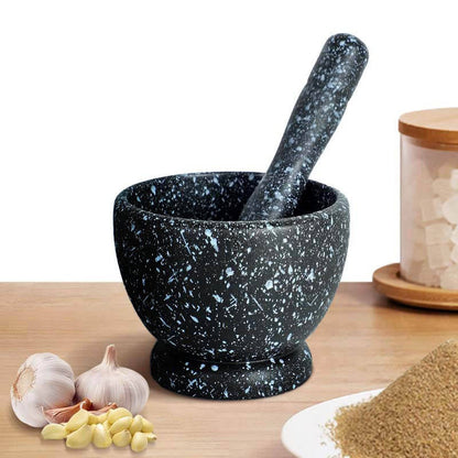 Small Stone Mortar & Pestle – Hawan Dasta Spice Grinder for Kitchen & Traditional Use