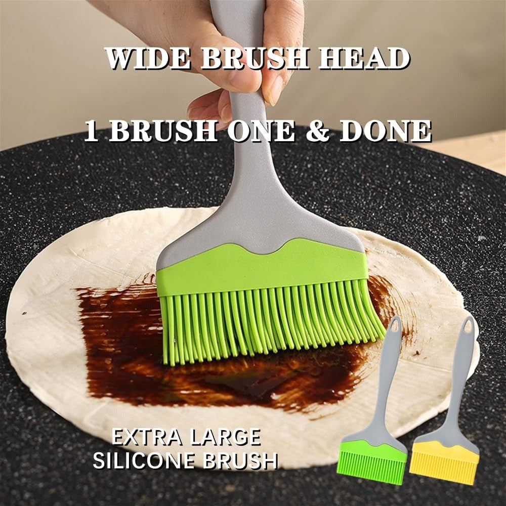 SILICONE OIL BRUSH EXTRA LARGE BASTING BRUSH FOR BBQ