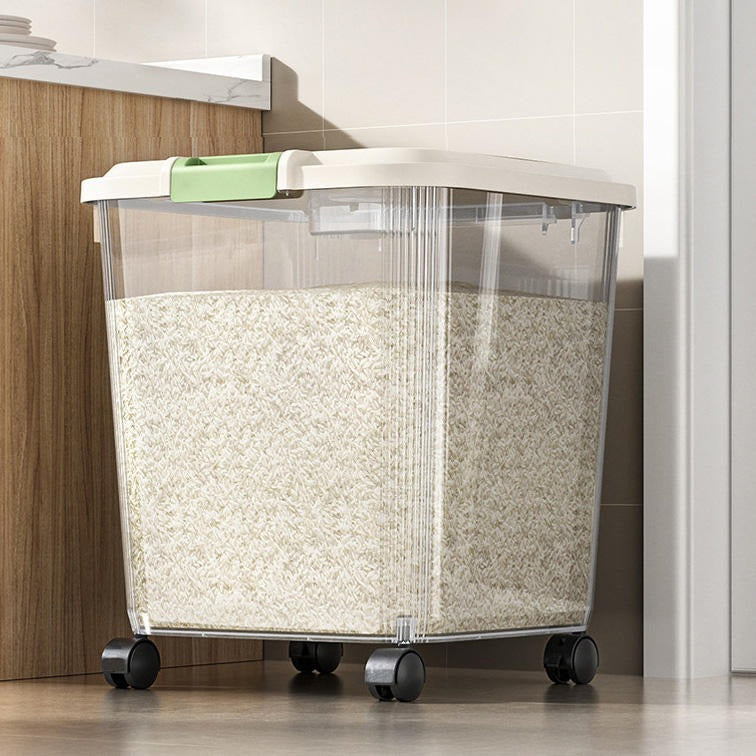 Rice Barrel with Wheels and Measuring Cup 30Ltr