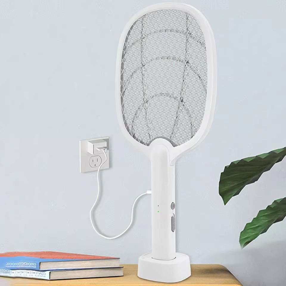 Portable and USB Rechargeable 2 in 1 Mini Mosquito Killer Racket