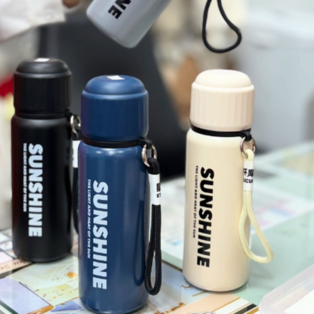 STAINLESS STEEL VACUUM SUNSHINE BOTTLE 550ML