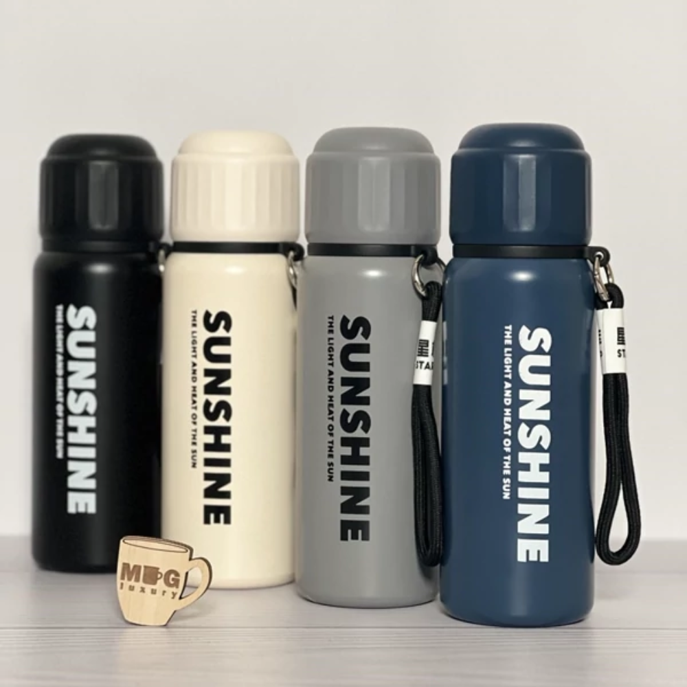 STAINLESS STEEL VACUUM SUNSHINE BOTTLE 550ML