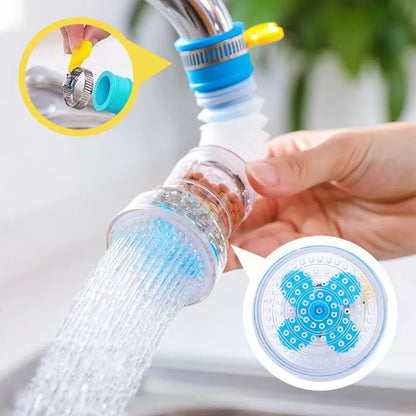 New Fan Faucet With Clip 360 Adjustable Flexible Kitchen Faucet Tap Water Filter